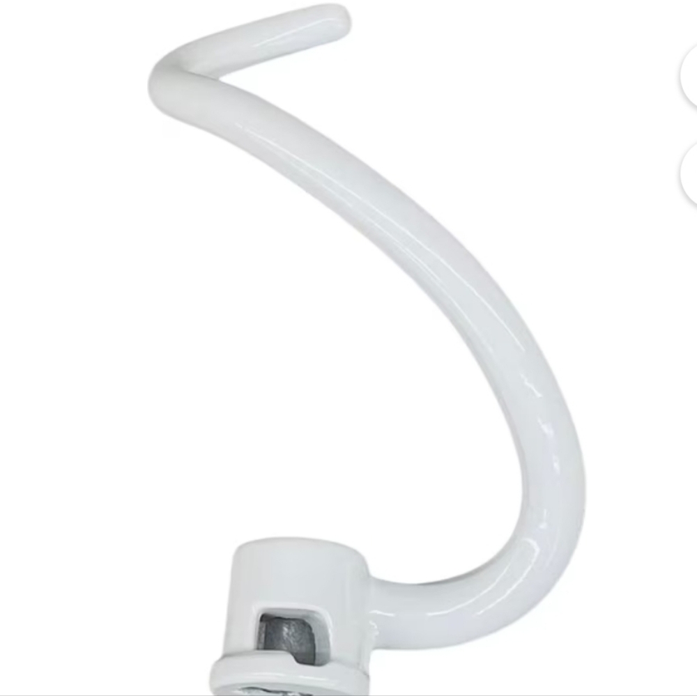 KitchenAid White Dough Hook Attachment 6 Quart